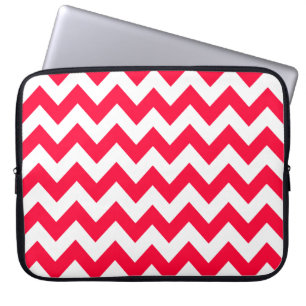 Rouge Bold Zickzack Laptopschutzhülle