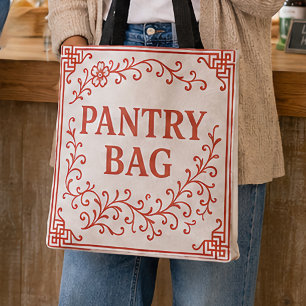 "ROUGE-CERISE" SAC PANTRIE SAC FOURRE-TOUT CHINO