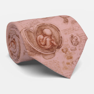 Rouge de da Vinci de la cravate des hommes