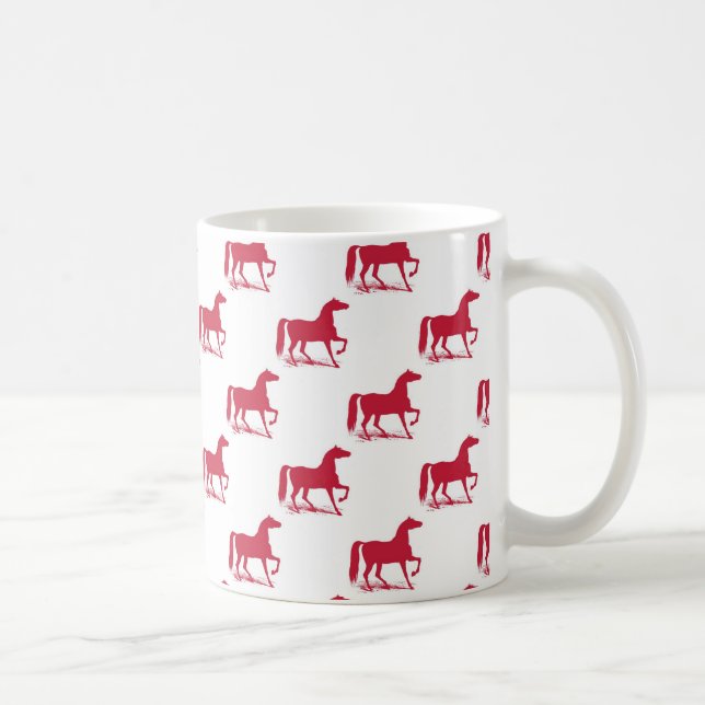 Rouge de tasse de cheval de Noël (Droite)