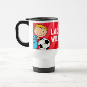 Rouge de tasse de nom de formation du football du