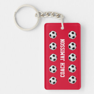 Rouge, entraîneur ou joueur, nom, balle de footba