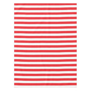 Rouge et blanc barre la nappe