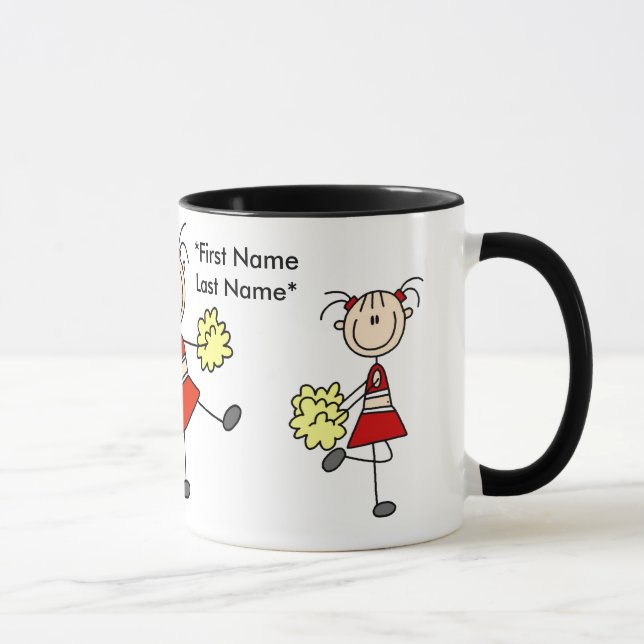 Rouge et tasse de pom-pom girl d'or (Droite)