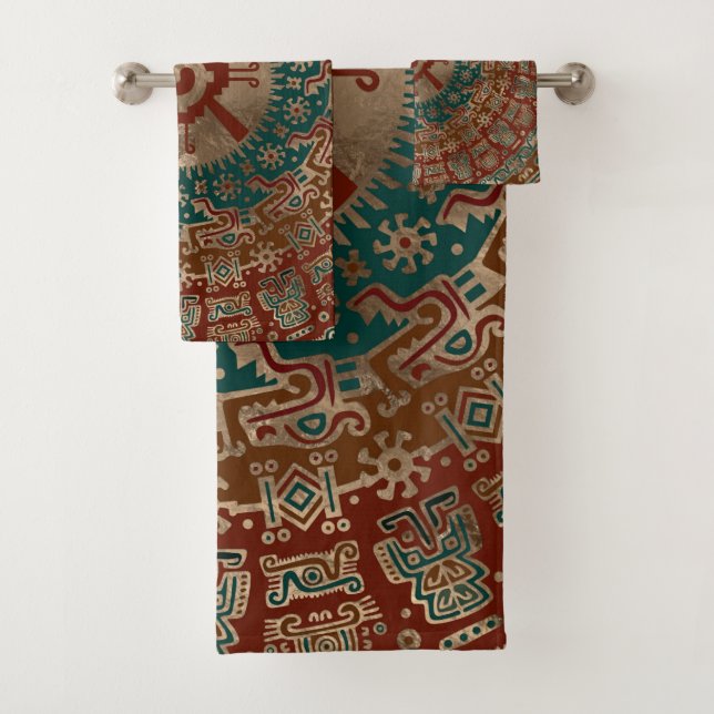 Rouge et Teal d'or de Hunab Ku (En situation)