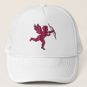 Rouge foncé de cupidon de casquette