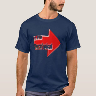 Rouge je suis avec le T-shirt de Neurotypical