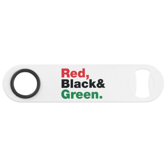 Rouge, Noir et Vert. (Dos Horizontal)