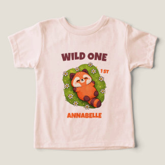 Rouge Panda Premier Anniversaire Enfants Sauvage