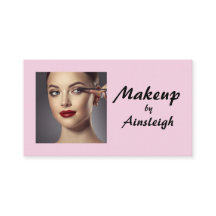 Rouge-Pink-Schwarze Schrift Foto-Make-up