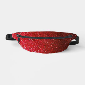 Rouge rubis métallique et noir Parties scintillant