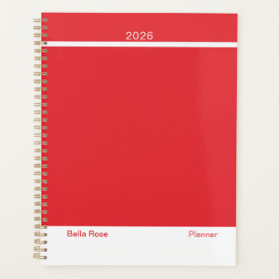 Rouge vif minimaliste