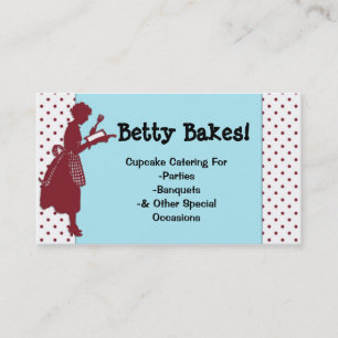 Rouge vintage et Aqua faisant cuire le carte de