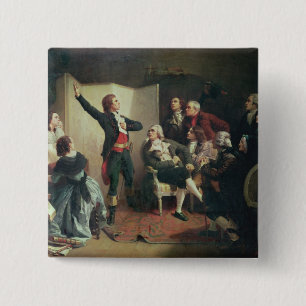 Rouget de Lisle, der das Marseillaise singt Button