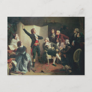 Rouget de Lisle singt die Marseillaise Postkarte