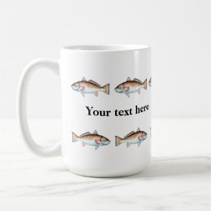 Rougets communs artistiques dans une ligne tasse