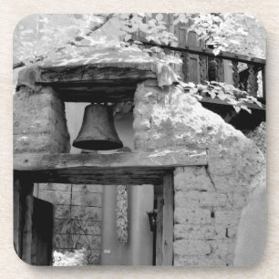 Rough adobe bell in entrway, Santa Fe, New Untersetzer
