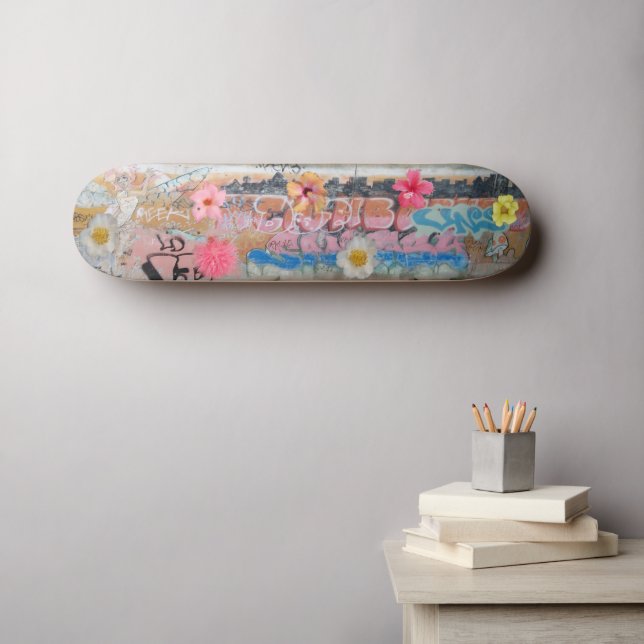 Rough around the edges Skateboard (Art mural (Horz))
