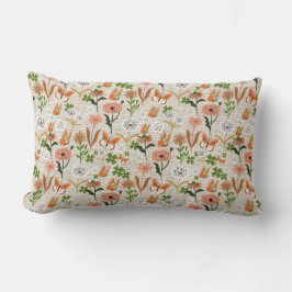 Rough Bamboo Floral Daisy Kleeblatts Bauernhof Lendenkissen
