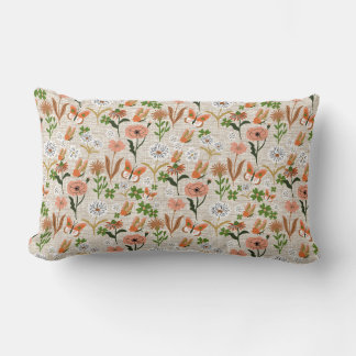 Rough Bamboo Floral Daisy Kleeblatts Bauernhof Lendenkissen