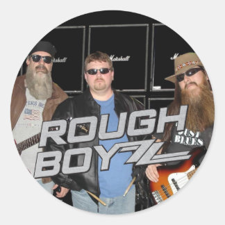 Rough BoyZZ 'BoyZZ' Round Aufkleber