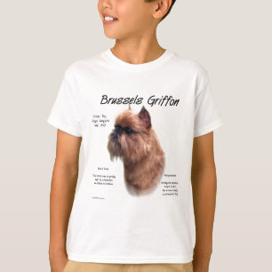 Rough Brussels Griffon History T-Shirt