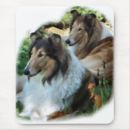 Rough Collie Art Gaben Mousepad
