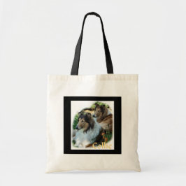 Rough Collie Art Gaben Tragetasche