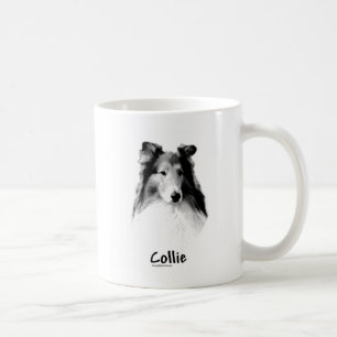 Rough Collie Charcoal Kaffeetasse