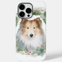 Rough Collie Christmas Wreath