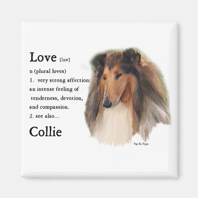 Rough Collie Gifts Magnet (Vorne)