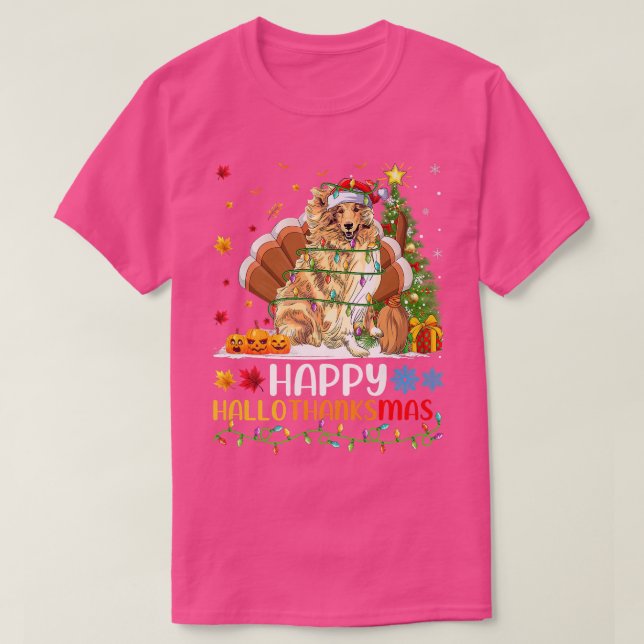 Rough Collie Hundeliebhaber Lustiger Rough Collie  T-Shirt (Design vorne)
