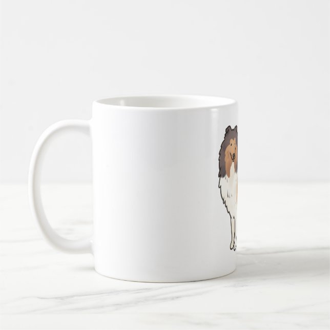 Rough Collie Magic Kaffeetasse (Links)