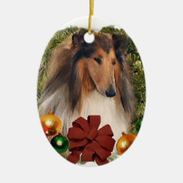Rough Collie Weihnachtsgeschenke Ornamente