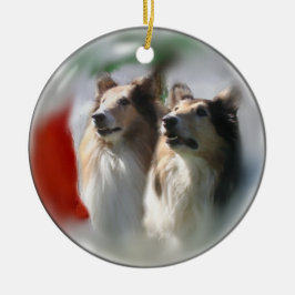 Rough Collie Weihnachtsgeschenke Ornamente
