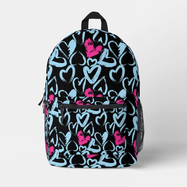 Rough Liebe Bedruckter Rucksack (Vorderseite)
