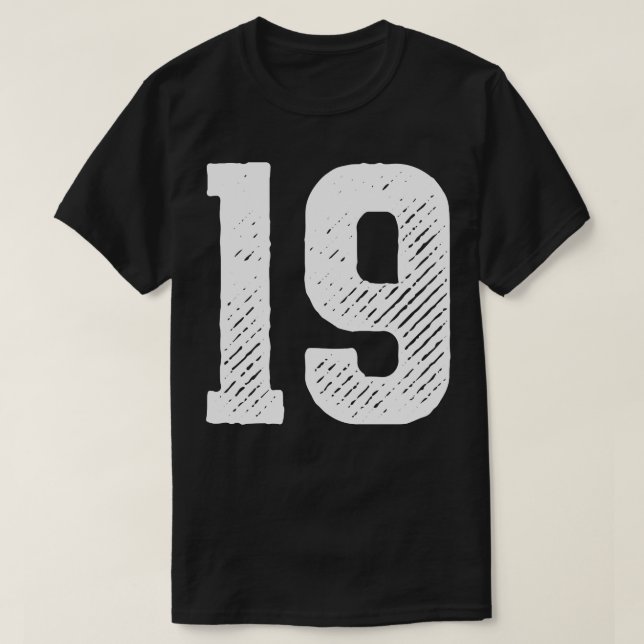 Rough Number 19 1 T-Shirt (Design vorne)