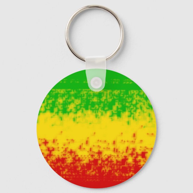 Rough Rasta Design Schlüsselanhänger (Vorderseite)