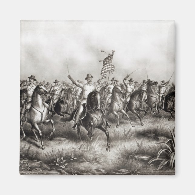 Rough Riders: Oberst Theodore Roosevelt Magnet (Vorne)