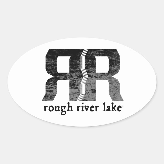 Rough River Lake Ovaler Aufkleber (Vorderseite)