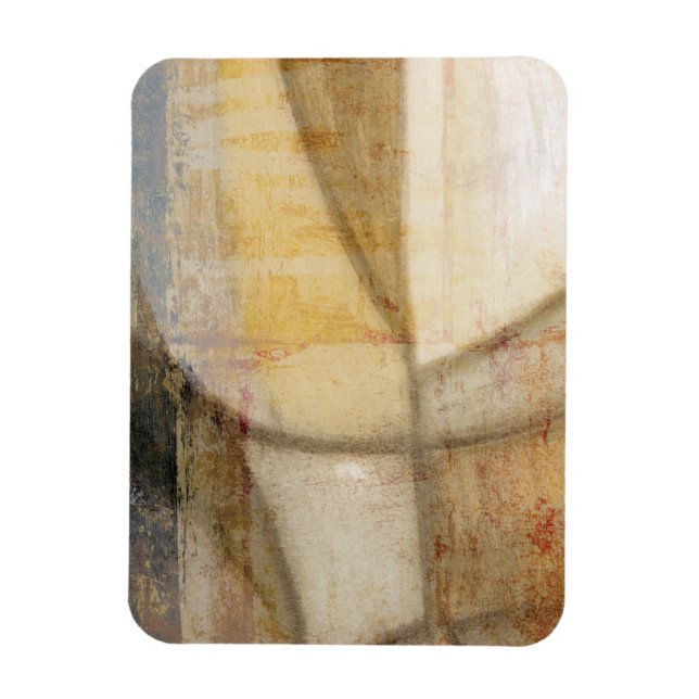 Rough Textured Earth Tone Painting Magnet (Vertikal)