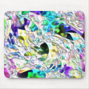 Rough texturfarbene Bläschen Löcher, klar geschnit Mousepad