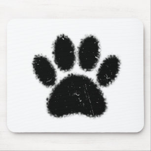 Rough und Not leidender Hundepflaster Mousepad