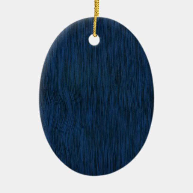 Rough Wood Grain Background in Deep Blue Keramikornament (Vorne)
