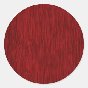 Rough Wood Grain Background - Rot Runder Aufkleber