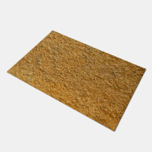 Rough Yellow Concrete Doormat