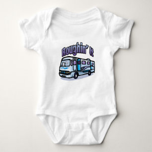 Roughin es baby strampler