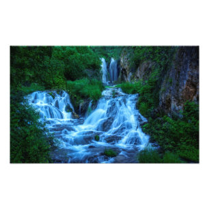 Roughlock fällt Spearfish-Schlucht Fotodruck
