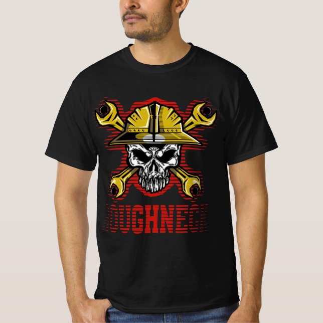 ROUGHNECK SKULL Logo T-Shirt (Vorderseite)