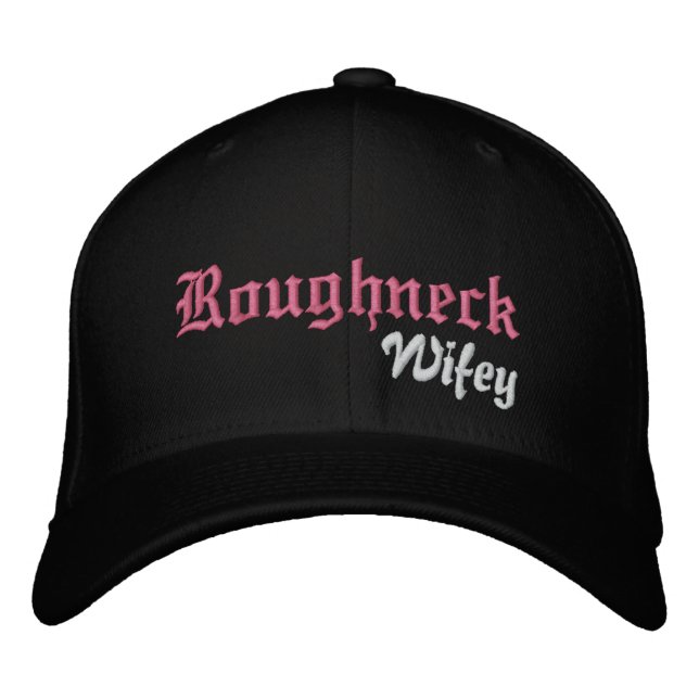 Roughneck Wifey Bestickte Kappe (Vorderseite)